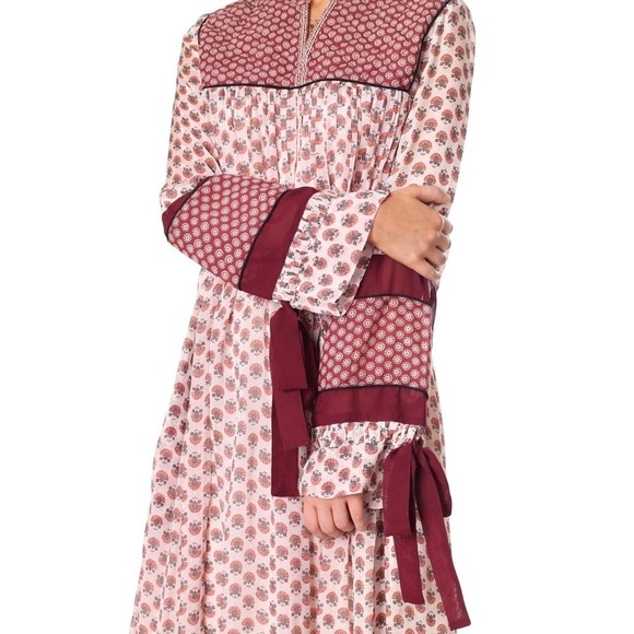 Scotch & Soda Boho Maxi Dress Small Cottagecore Prairie Vintage Inspired - Picture 4 of 16